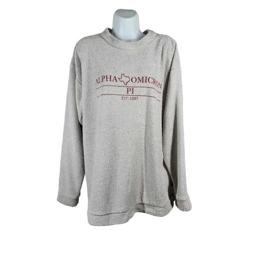 The Woolly Threads Alpha Omicron Pi Sweatshirt